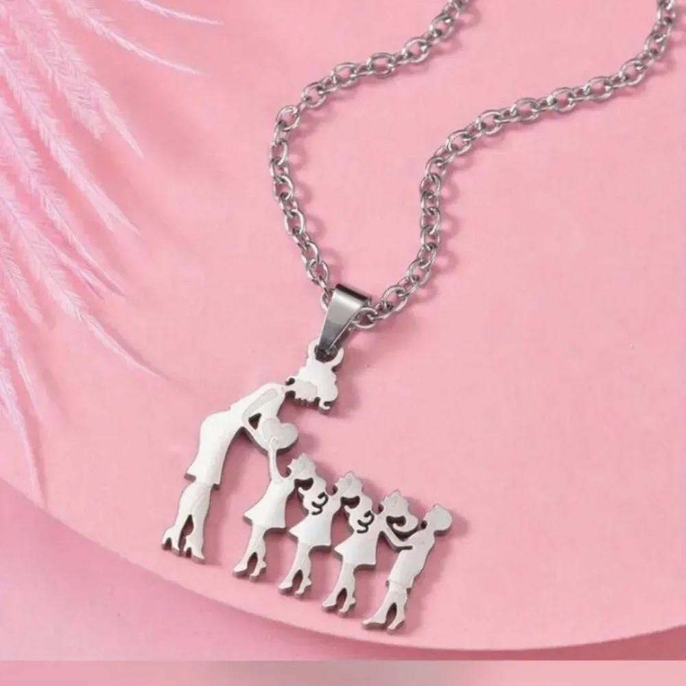 3for$20 Mother Son Daughter Pendant Necklace Women's adjustable Necklace
